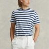 Sininen Miesten Ralph Lauren Classic Fit Striped Jersey T-paidat