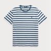 Sininen Miesten Ralph Lauren Classic Fit Striped Jersey T-paidat