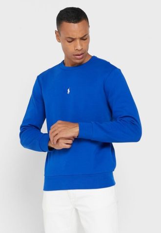 Sininen miesten Ralph Lauren Essential -huppari