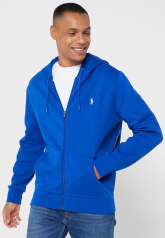 Sininen miesten Ralph Lauren Essential -huppari