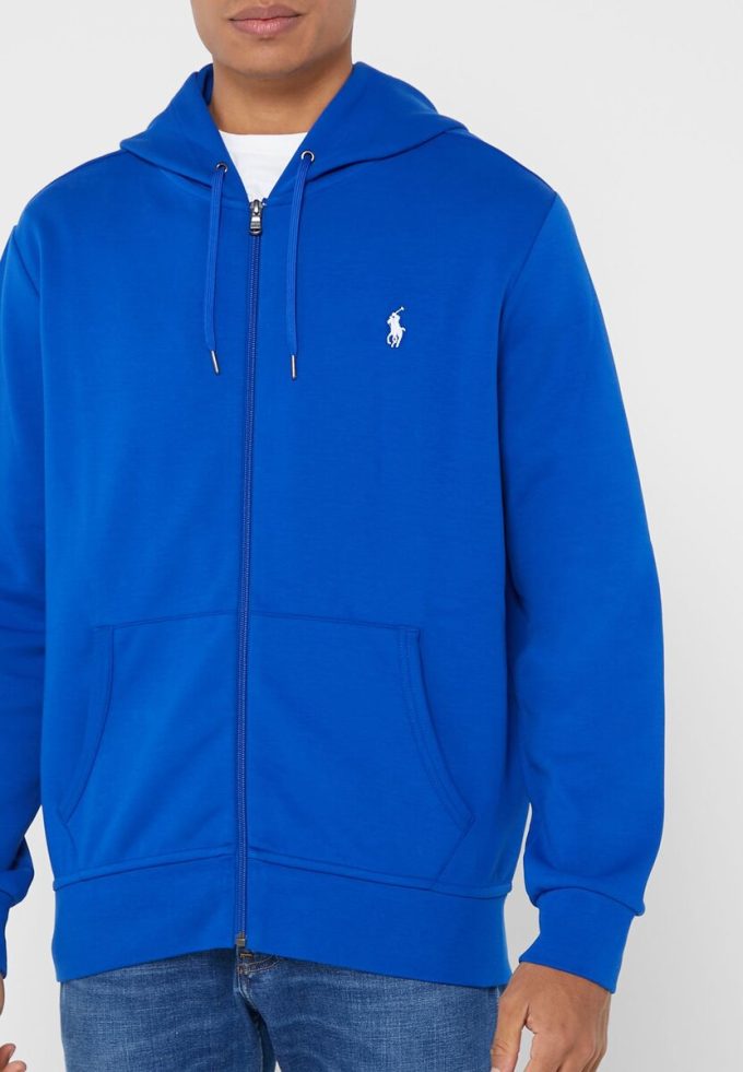 Sininen miesten Ralph Lauren Essential -huppari