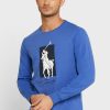 Sininen Miesten Ralph Lauren Graphic Crew Neck T-paidat Sininen Miesten Ralph Lauren Graphic Crew Neck T-paidat
