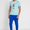 Sininen Miesten Ralph Lauren Graphic Crew Neck T-paidat Sininen Miesten Ralph Lauren Graphic Crew Neck T-paidat