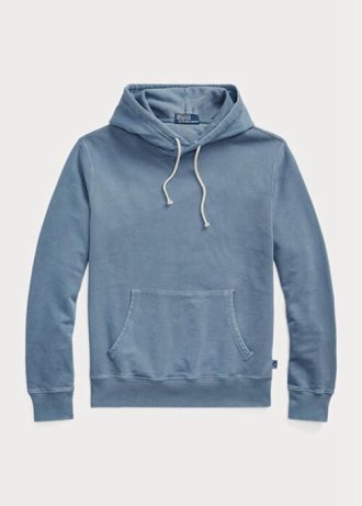 Sininen Miesten Ralph Lauren Organic Cotton Fleece -huppari