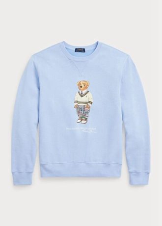 Sininen miesten Ralph Lauren Polo Bear Fleece -huppari