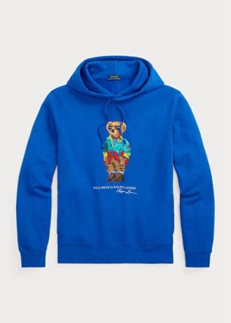 Sininen miesten Ralph Lauren Polo Bear fleecehuppari