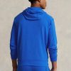 Sininen miesten Ralph Lauren ranskalainen froteehuppari Sininen miesten Ralph Lauren ranskalainen froteehuppari