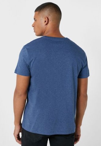 Sininen Miesten Ralph Lauren Rintalogo T-paidat V-kaula-aukolla Sininen Miesten Ralph Lauren Rintalogo T-paidat V-kaula-aukolla