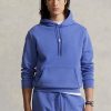 Sininen miesten Ralph Lauren tuplaneulottu huppari Sininen miesten Ralph Lauren tuplaneulottu huppari
