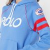 Sininen naisten Ralph Lauren Graphic -neulottu huppari