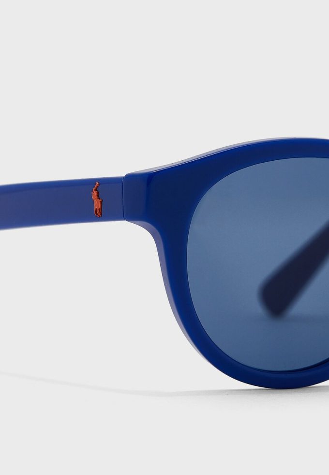 Siniset miesten Ralph Lauren 0Ph4184 Wayfarers aurinkolasit