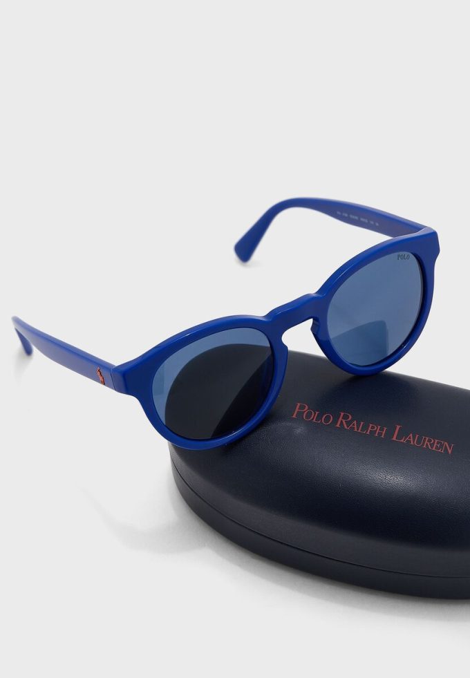 Siniset miesten Ralph Lauren 0Ph4184 Wayfarers aurinkolasit