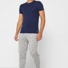 Siniset Miesten Ralph Lauren 3 Pack Assorted Crew Neck T-paidat