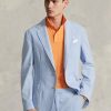 Siniset miesten Ralph Lauren Chambray -puvun bleiserit