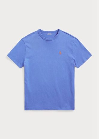 Siniset miesten Ralph Lauren Classic Fit Heavyweight Jersey T-paidat Siniset miesten Ralph Lauren Classic Fit Heavyweight Jersey T-paidat