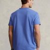 Siniset miesten Ralph Lauren Classic Fit Heavyweight Jersey T-paidat
