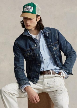 Siniset miesten Ralph Lauren Classic Fit Oxford Western paidat Siniset miesten Ralph Lauren Classic Fit Oxford Western paidat