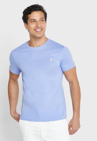 Siniset Miesten Ralph Lauren Essential Crew Neck T-paidat Siniset Miesten Ralph Lauren Essential Crew Neck T-paidat