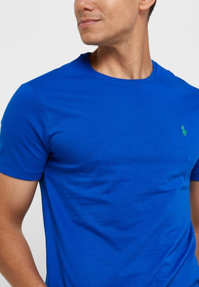 Siniset Miesten Ralph Lauren Essential Crew Neck T-paidat