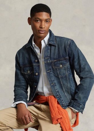 Siniset miesten Ralph Lauren -farkkutakit