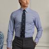 Siniset miesten Ralph Lauren Gingham Easy Care Twill -muodolliset paidat Siniset miesten Ralph Lauren Gingham Easy Care Twill -muodolliset paidat