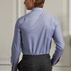 Siniset miesten Ralph Lauren Gingham Easy Care Twill -muodolliset paidat Siniset miesten Ralph Lauren Gingham Easy Care Twill -muodolliset paidat