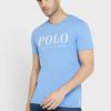 Siniset miesten Ralph Lauren -logoiset T-paidat Siniset miesten Ralph Lauren -logoiset T-paidat