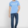 Siniset miesten Ralph Lauren -logoiset T-paidat Siniset miesten Ralph Lauren -logoiset T-paidat