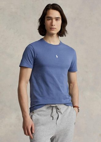 siniset miesten ralph lauren mukautetut slim fit crewneck t paidat 1 2 330x461 - Siniset miesten Ralph Lauren mukautetut Slim Fit Crewneck T-paidat