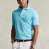 Siniset miesten Ralph Lauren mukautetut Slim Fit mesh poolopaidat