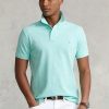 Siniset miesten Ralph Lauren mukautetut Slim Fit mesh poolopaidat