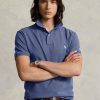 Siniset miesten Ralph Lauren mukautetut Slim Fit mesh poolopaidat