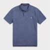 Siniset miesten Ralph Lauren mukautetut Slim Fit mesh poolopaidat