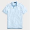 Siniset miesten Ralph Lauren mukautetut Slim Fit mesh poolopaidat