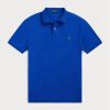 Siniset miesten Ralph Lauren mukautetut Slim Fit mesh poolopaidat
