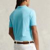 Siniset miesten Ralph Lauren mukautetut Slim Fit mesh poolopaidat