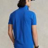 Siniset miesten Ralph Lauren mukautetut Slim Fit mesh poolopaidat
