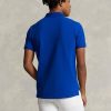 Siniset miesten Ralph Lauren mukautetut Slim Fit mesh poolopaidat
