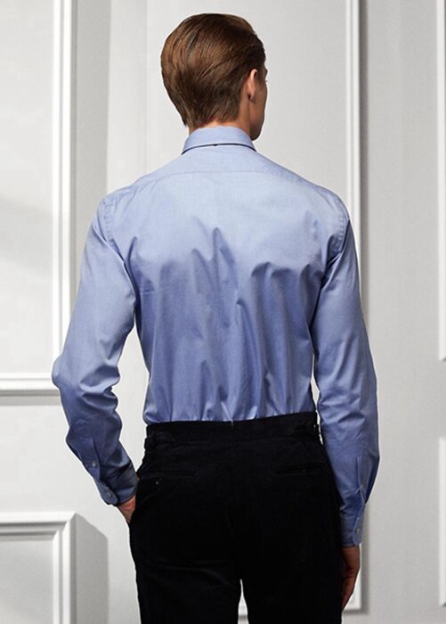 Siniset miesten Ralph Lauren -päälliset juhlapaidat Siniset miesten Ralph Lauren -päälliset juhlapaidat