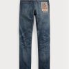 Siniset miesten Ralph Lauren Slim Fit Belgrade -farkut Siniset miesten Ralph Lauren Slim Fit Belgrade -farkut