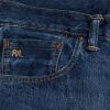 Siniset miesten Ralph Lauren Slim Fit Eastridge Selvedge -farkut