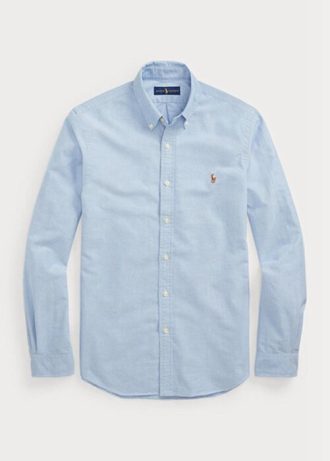 Siniset miesten Ralph Lauren Slim Fit Oxford paidat Siniset miesten Ralph Lauren Slim Fit Oxford paidat
