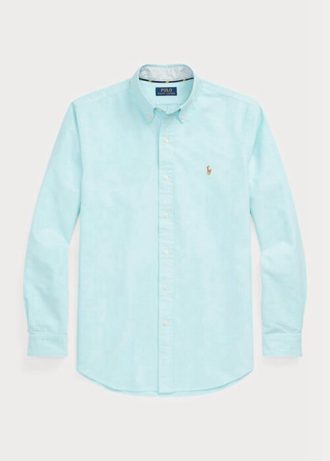Siniset miesten Ralph Lauren Slim Fit Oxford paidat Siniset miesten Ralph Lauren Slim Fit Oxford paidat