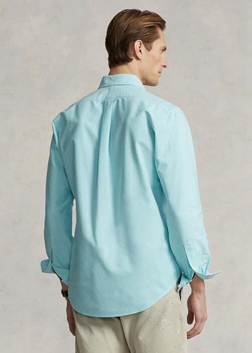 Siniset miesten Ralph Lauren Slim Fit Oxford paidat Siniset miesten Ralph Lauren Slim Fit Oxford paidat