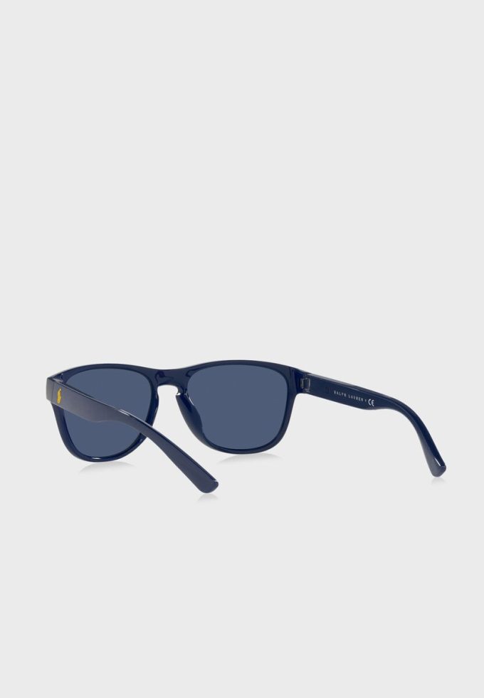 Siniset miesten Ralph Lauren soikeat aurinkolasit Siniset miesten Ralph Lauren soikeat aurinkolasit