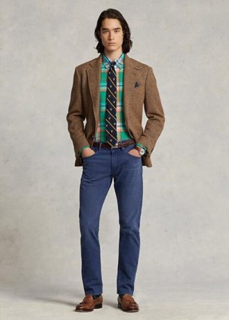Siniset miesten Ralph Lauren Sullivan Slim Stretch -farkut Siniset miesten Ralph Lauren Sullivan Slim Stretch -farkut