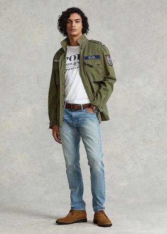 Siniset miesten Ralph Lauren Sullivan Slim Stretch -farkut Siniset miesten Ralph Lauren Sullivan Slim Stretch -farkut