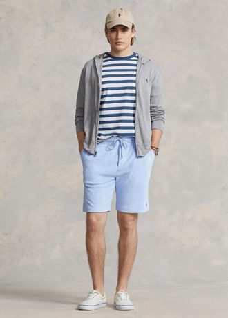 Siniset miesten Ralph Lauren Terry kiristysshortsit