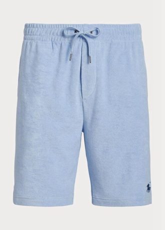 Siniset miesten Ralph Lauren Terry kiristysshortsit