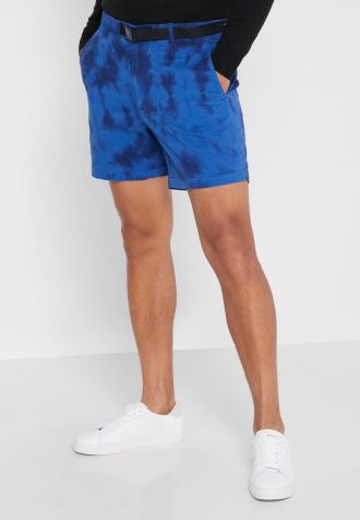 Siniset miesten Ralph Lauren Tie Dye Cargo -shortsit